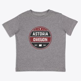 Astoria Oregon Americana Toddler T-Shirt