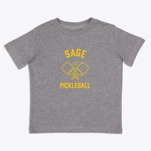 Sage Wyoming Pickleball Toddler T-Shirt