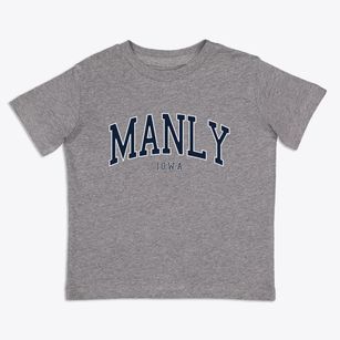 Manly Iowa Traditional Toddler T-Shirt