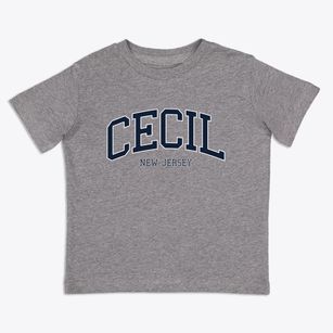 Cecil New Jersey Traditional Toddler T-Shirt