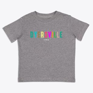 Dyersville Iowa Color Pop Toddler T-Shirt