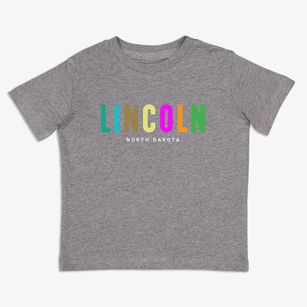 Lincoln North Dakota Color Pop Toddler T-Shirt