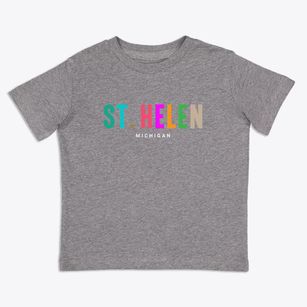 St. Helen Michigan Color Pop Toddler T-Shirt
