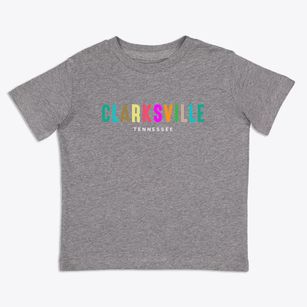 Clarksville Tennessee Color Pop Toddler T-Shirt