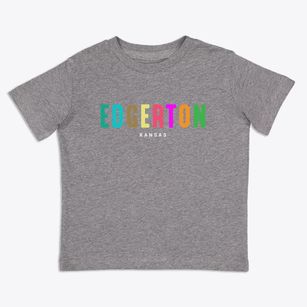 Edgerton Kansas Color Pop Toddler T-Shirt