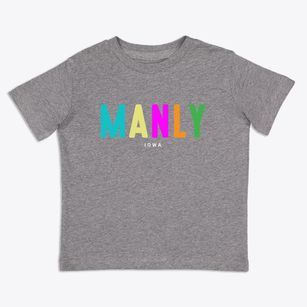 Manly Iowa Color Pop Toddler T-Shirt