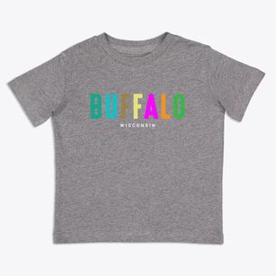 Buffalo Wisconsin Color Pop Toddler T-Shirt