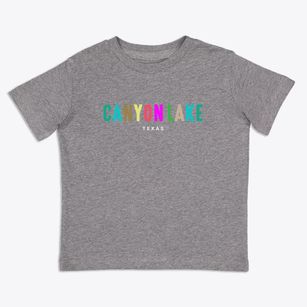 Canyon Lake Texas Color Pop Toddler T-Shirt