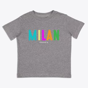 Milan Georgia Color Pop Toddler T-Shirt