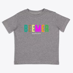Beemer Nebraska Color Pop Toddler T-Shirt