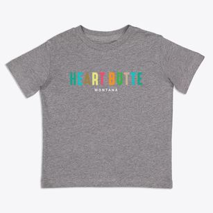 Heart Butte Montana Color Pop Toddler T-Shirt
