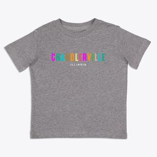 Chandlerville Illinois Color Pop Toddler T-Shirt