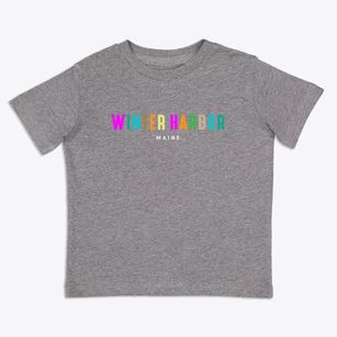 Winter Harbor Maine Color Pop Toddler T-Shirt