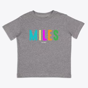 Miles Iowa Color Pop Toddler T-Shirt