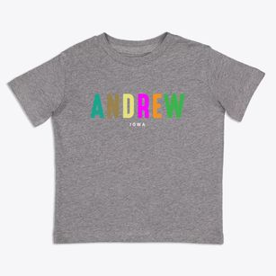 Andrew Iowa Color Pop Toddler T-Shirt