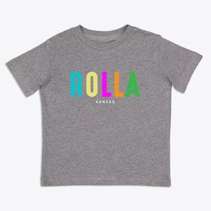 Rolla Kansas Color Pop Toddler T-Shirt