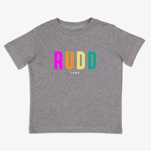 Rudd Iowa Color Pop Toddler T-Shirt