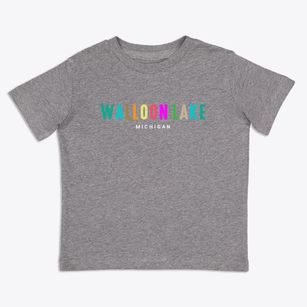 Walloon Lake Michigan Color Pop Toddler T-Shirt