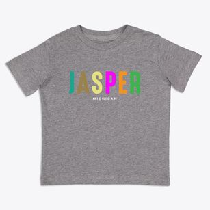 Jasper Michigan Color Pop Toddler T-Shirt