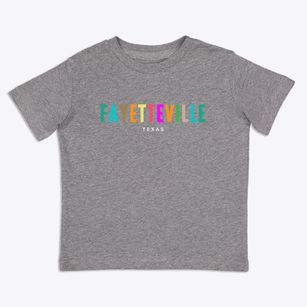 Fayetteville Texas Color Pop Toddler T-Shirt
