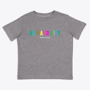 Howard City Nebraska Color Pop Toddler T-Shirt