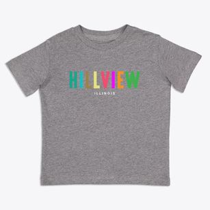 Hillview Illinois Color Pop Toddler T-Shirt