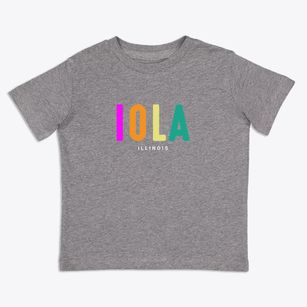 Iola Illinois Color Pop Toddler T-Shirt