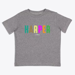 Harper Iowa Color Pop Toddler T-Shirt