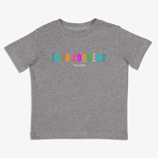 Four Corners Texas Color Pop Toddler T-Shirt