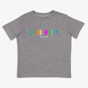 Lincoln City Oregon Color Pop Toddler T-Shirt