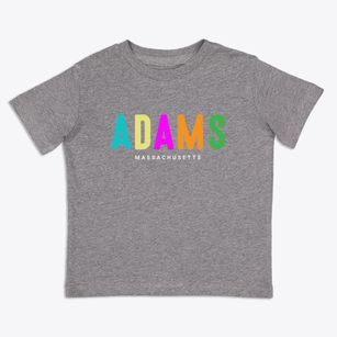 Adams Massachusetts Color Pop Toddler T-Shirt