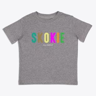 Skokie Illinois Color Pop Toddler T-Shirt