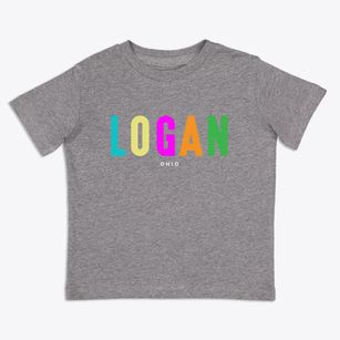 Logan Ohio Color Pop Toddler T-Shirt