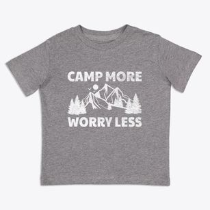   Camp More Worry Less Toddler T-Shirt