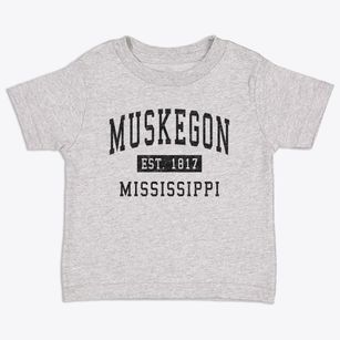 Muskegon Mississippi Classic Established Toddler T-Shirt