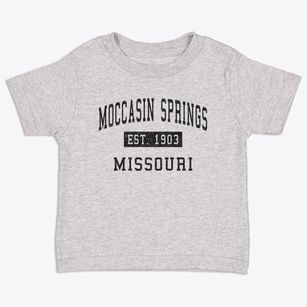 Moccasin Springs Missouri Classic Established Toddler T-Shirt