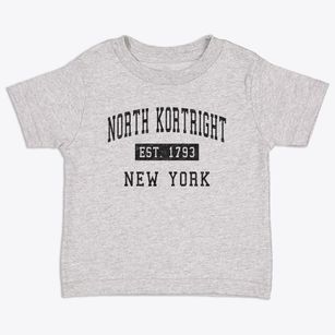 North Kortright New York Classic Established Toddler T-Shirt