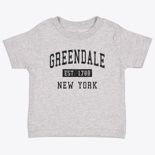 Greendale New York Classic Established Toddler T-Shirt