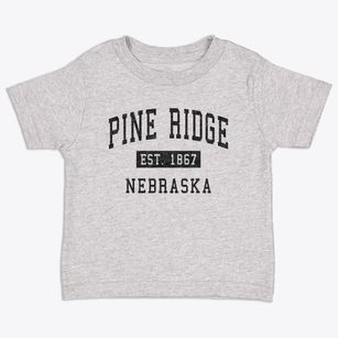 Pine Ridge Nebraska Classic Established Toddler T-Shirt