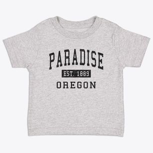 Paradise Oregon Classic Established Toddler T-Shirt