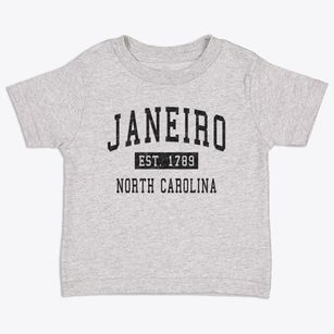 Janeiro North Carolina Classic Established Toddler T-Shirt