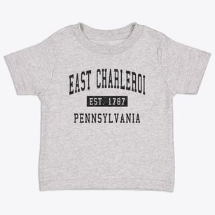 East Charleroi Pennsylvania Classic Established Toddler T-Shirt