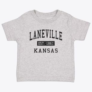 Laneville Kansas Classic Established Toddler T-Shirt
