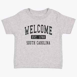 Welcome South Carolina Classic Established Toddler T-Shirt