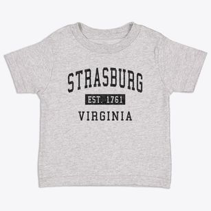Strasburg Virginia Classic Established Toddler T-Shirt