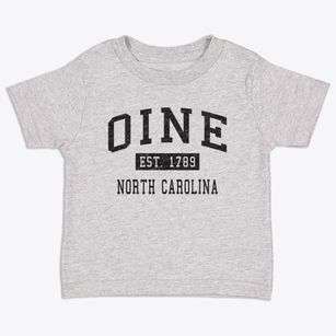 Oine North Carolina Classic Established Toddler T-Shirt