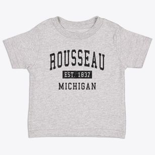 Rousseau Michigan Classic Established Toddler T-Shirt