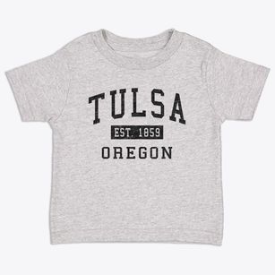 Tulsa Oregon Classic Established Toddler T-Shirt