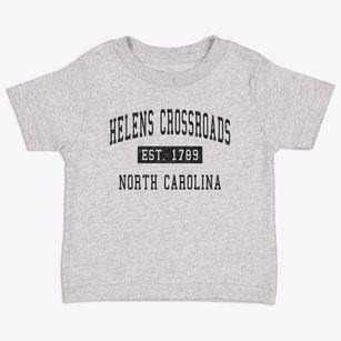Helens Crossroads North Carolina Classic Established Toddler T-Shirt