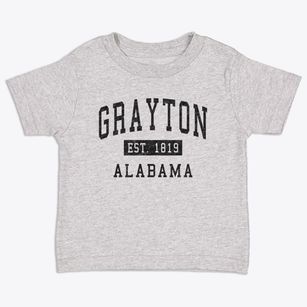 Grayton Alabama Classic Established Toddler T-Shirt